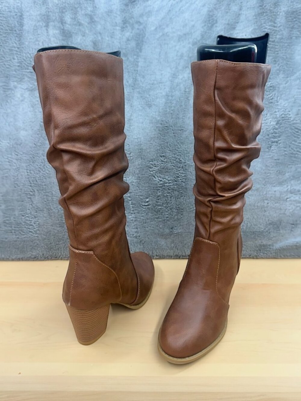 Forever Tan Slouchy Mid Calf Boot NWOT